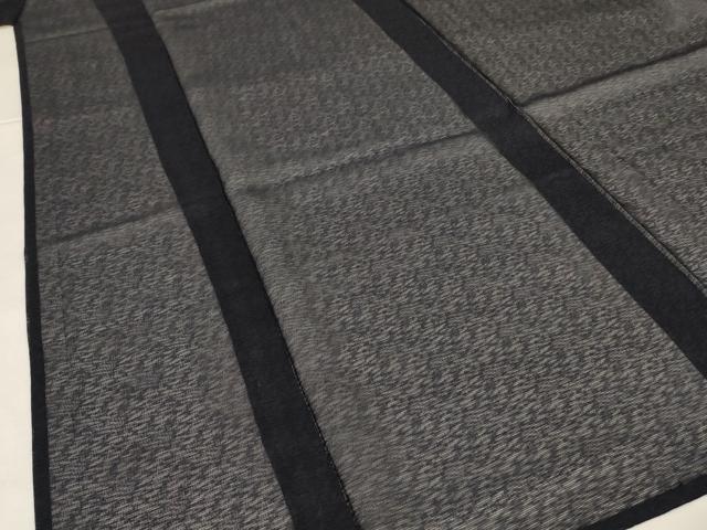 平和屋着物＊夏物 色無地 霞紋紗 蝋色 正絹 逸品 AABI0663jd
