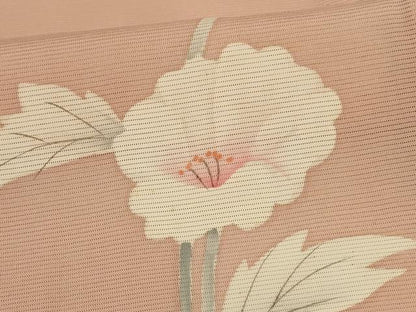 平和屋着物＊夏物 訪問着 絽 枝花文 正絹 逸品 AABI0666jd