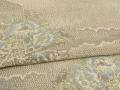 平和屋着物＊夏物 本場大島紬 夏大島 雲取り草花文 正絹 逸品 AABI0669jd