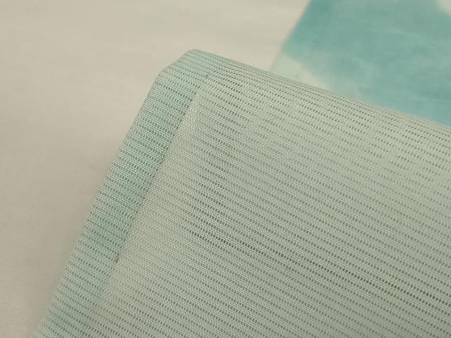 平和屋着物＊夏物 訪問着 絽 手描き 草花文 洗える着物 AABI0678jd