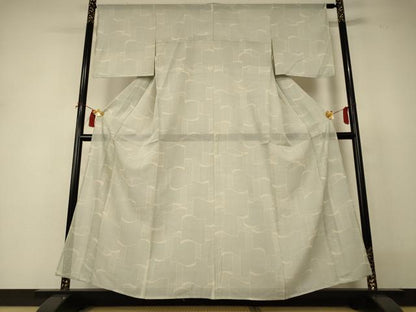平和屋着物＊夏物 本場大島紬 夏大島 幾何学文様 正絹 逸品 AABI0691jd