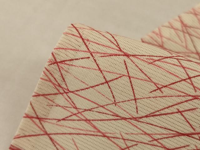 平和屋着物＊夏物 小紋 絽 芝楓文 伊勢丹扱い 洗える着物 AABI0697jd