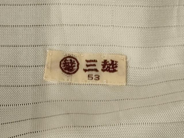 平和屋着物＊夏物 色無地 絽 鳩羽色 三越扱い 正絹 逸品 AABI0700jd