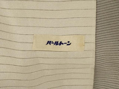 平和屋着物＊夏物 小紋 絽 手描き 草花文 正絹 逸品 AABI0704jd