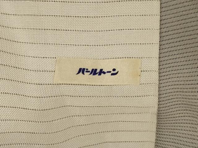 平和屋着物＊夏物 小紋 絽 手描き 草花文 正絹 逸品 AABI0704jd