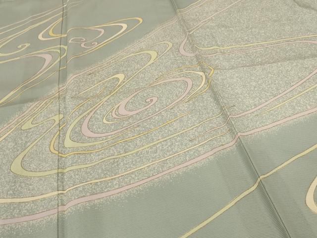 平和屋着物＊夏物 訪問着 絽 流水文 金彩 正絹 逸品 AABI0713jd