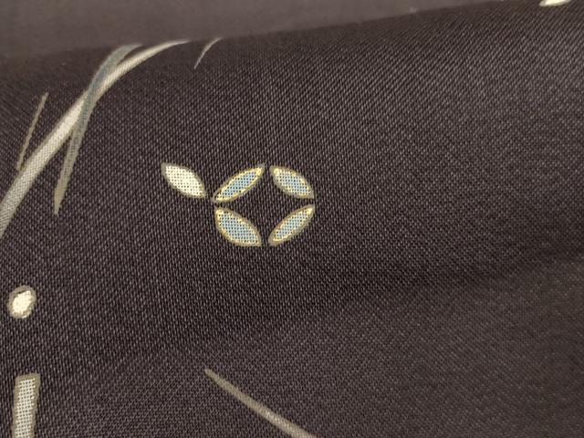 平和屋着物＊夏物 訪問着 紗 幾何学文様 金彩 正絹 逸品 AABI0719jd