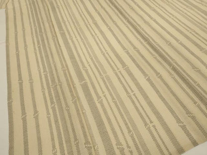 平和屋着物＊夏物 本場大島紬 夏大島 150亀甲 変わり縞 正絹 逸品 AABI0720jd