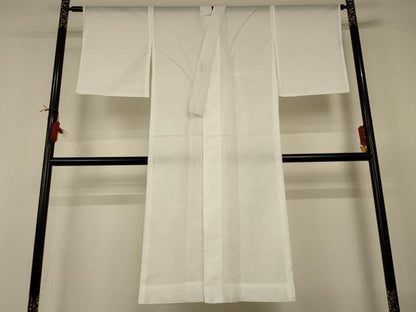 平和屋着物＊夏物 長襦袢 絽 白色 洗える着物 AABI0725jd