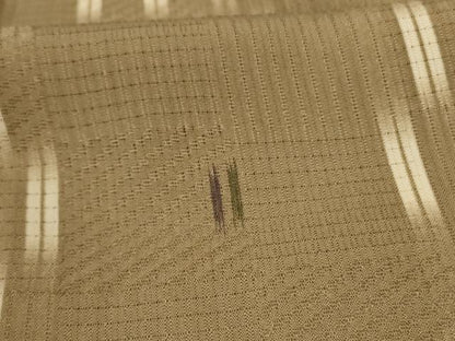 平和屋着物＊夏物 小紋 変わり絽 幾何学文様 暈し染め 正絹 逸品 AABI0727jd