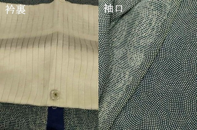 平和屋着物＊夏物 江戸小紋 絽 鮫小紋柄 正絹 逸品 AABI0728jd