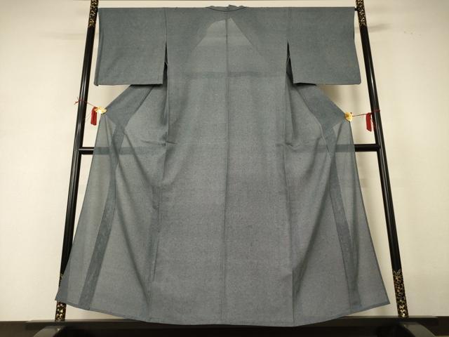 平和屋着物＊夏物 江戸小紋 絽 鮫小紋柄 正絹 逸品 AABI0728jd