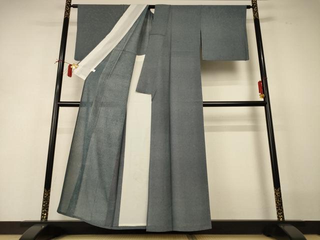 平和屋着物＊夏物 江戸小紋 絽 鮫小紋柄 正絹 逸品 AABI0728jd