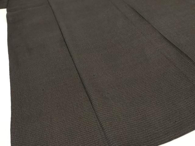 平和屋着物＊夏物 男性 お召 横段文 正絹 逸品 AABI0732jd
