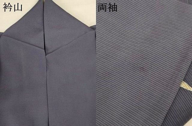 平和屋着物＊夏物 訪問着 絽 木賊 暈し染め 金銀彩 正絹 逸品 AABI0735jd