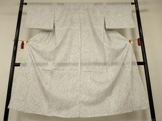 平和屋着物＊夏物 小紋 絽 芝文 洗える着物 AABI0749jd
