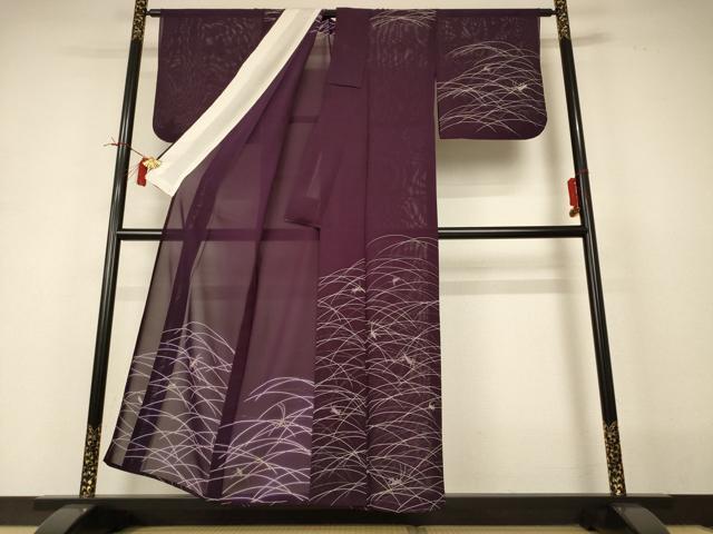 平和屋着物＊夏物 訪問着 絽 夏虫 正絹 逸品 AABI0755jd