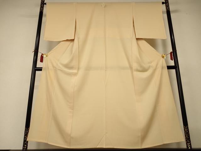 平和屋着物＊夏物 色無地 絽 蜂蜜色 正絹 逸品 未使用 AABI0757jd