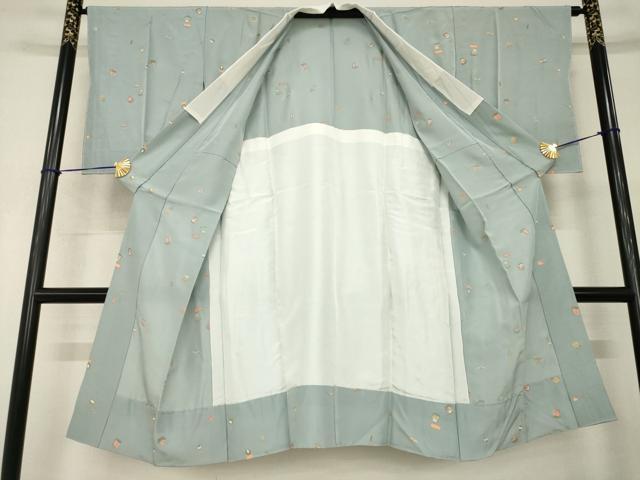 平和屋着物●長襦袢　無双仕立て　ひな祭り　正絹　逸品　AABI0779ck