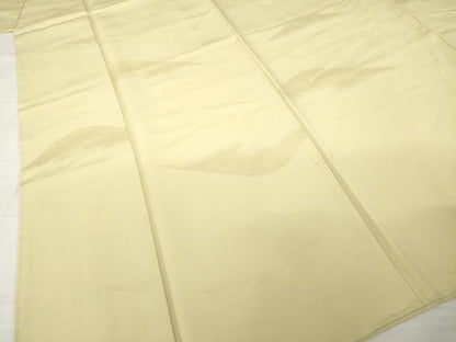 平和屋着物●上質な色無地　遠山地紋　蒸栗色　正絹　逸品　AABI0795ck