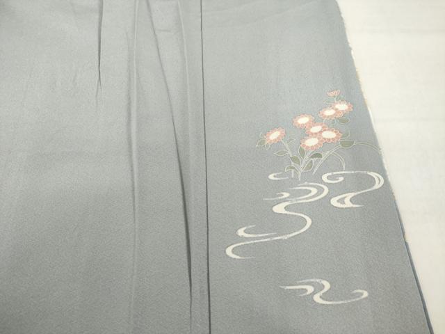 平和屋着物●豪華色留袖　駒刺繍　蔓帯花文　金彩　正絹　逸品　AABI0803ck