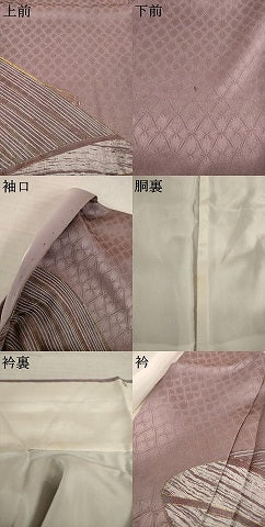 平和屋着物●訪問着　駒刺繍　流水文　金彩　正絹　逸品　AABI0811ck