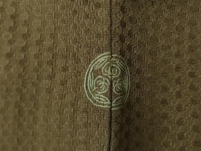 平和屋着物●訪問着　刺繍　草花文　暈し染め　金糸　正絹　逸品　未使用　AABI0813ck