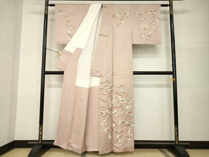 平和屋着物●訪問着　友禅　吉祥文　金彩　正絹　逸品　AABI0817ck