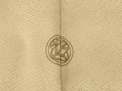 平和屋着物●訪問着　地紙花文　金彩　ロング丈　正絹　逸品　AABI0820ck