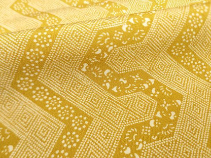 平和屋着物●上質な小紋　幾何学文　正絹　逸品　AABI0833ck