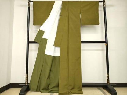 平和屋着物●本場縞大島紬　格子　正絹　逸品　AABI0834ck
