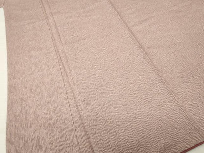 平和屋着物●伝統工芸師　服部光擴　江戸小紋　よろけ竹万筋　正絹　逸品　AABI0836ck