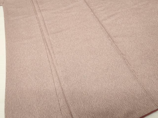 平和屋着物●伝統工芸師　服部光擴　江戸小紋　よろけ竹万筋　正絹　逸品　AABI0836ck
