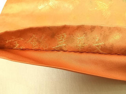 平和屋着物◎西陣　京藝謹製　六通柄袋帯　宝飾異華文　金糸　正絹　逸品　AABI0850yx