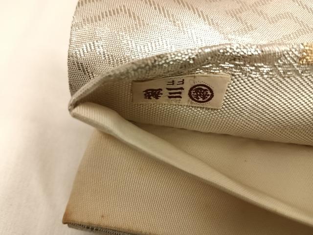 平和屋着物◎六通柄袋帯 鳳凰 金銀糸 三越扱い 正絹 逸品 AABI0872yx
