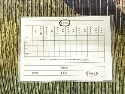 平和屋着物◎太鼓柄袋帯　熨斗花文　金糸　正絹　逸品　AABI0945yx