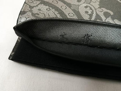 平和屋着物◎六通柄　本袋帯　京衣　銀糸　正絹　逸品　AABI1070yx
