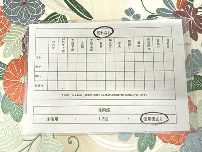 平和屋着物◎六通柄袋帯 唐織 草花文 金銀糸 正絹 逸品 AABI1084yx