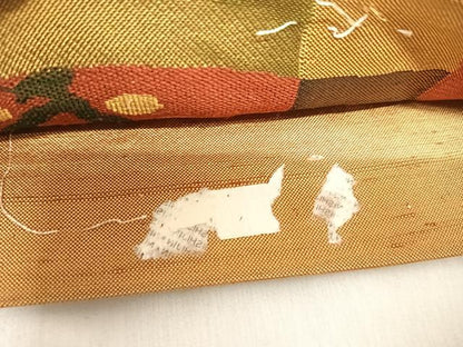 平和屋着物◎西陣　全通柄袋帯　花間道　正絹　逸品　AABI1148yx
