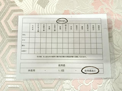 平和屋着物◎六通柄袋帯　唐織　流水花文　銀糸　正絹　逸品　AABI1187yx