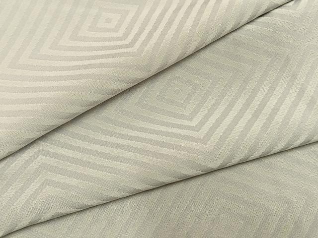 平和屋着物●上質な小紋　入子菱　正絹　逸品　AABI1201fy