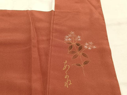 平和屋着物●本草木染作家　圓啓　江戸小紋　鮫小紋柄　正絹　逸品　未使用　AABI1202fy