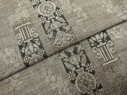 平和屋着物●本場大島紬　カタス9マルキ　吉祥花文　正絹　逸品　AABI1208fy