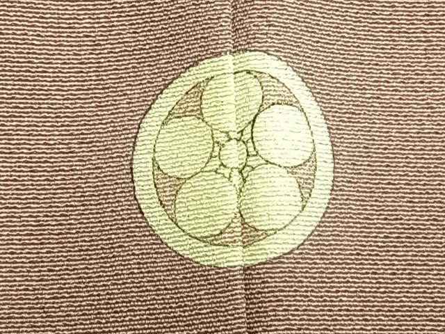 平和屋着物●上質な色無地　薄柿色　正絹　逸品　未使用　AABI1214fy