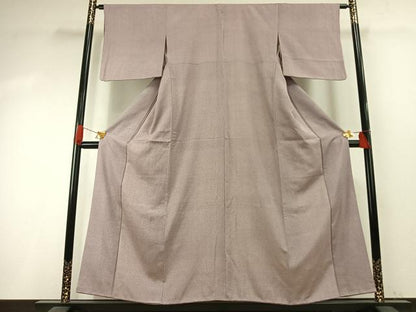 平和屋着物●伝統工芸士　廣瀬雄望　江戸小紋　亀甲文様　正絹　逸品　AABI1215fy