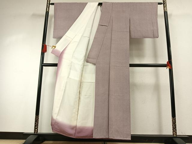 平和屋着物●伝統工芸士　廣瀬雄望　江戸小紋　亀甲文様　正絹　逸品　AABI1215fy