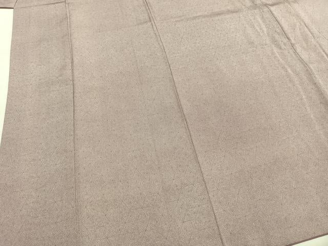 平和屋着物●伝統工芸士　廣瀬雄望　江戸小紋　亀甲文様　正絹　逸品　AABI1215fy