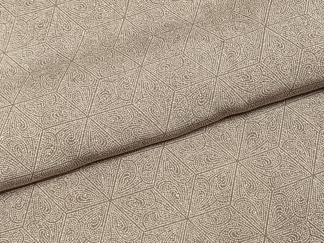 平和屋着物●伝統工芸士　廣瀬雄望　江戸小紋　亀甲文様　正絹　逸品　AABI1215fy