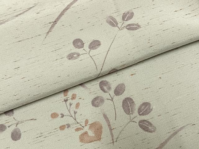 平和屋着物●ぜんまい紬　萩文　正絹　逸品　AABI1219fy