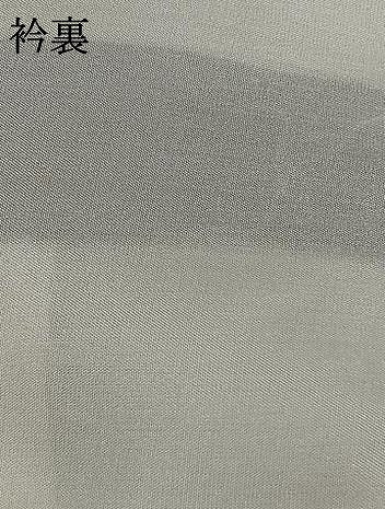平和屋着物●結城ちぢみ　草花文　正絹　逸品　AABI1222fy